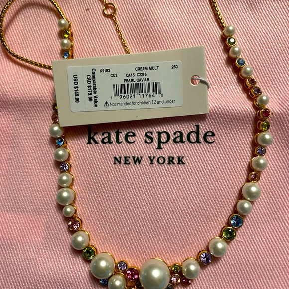 Kate Spade New York Pearl Caviar Statement Necklace - Picture 6 of 9